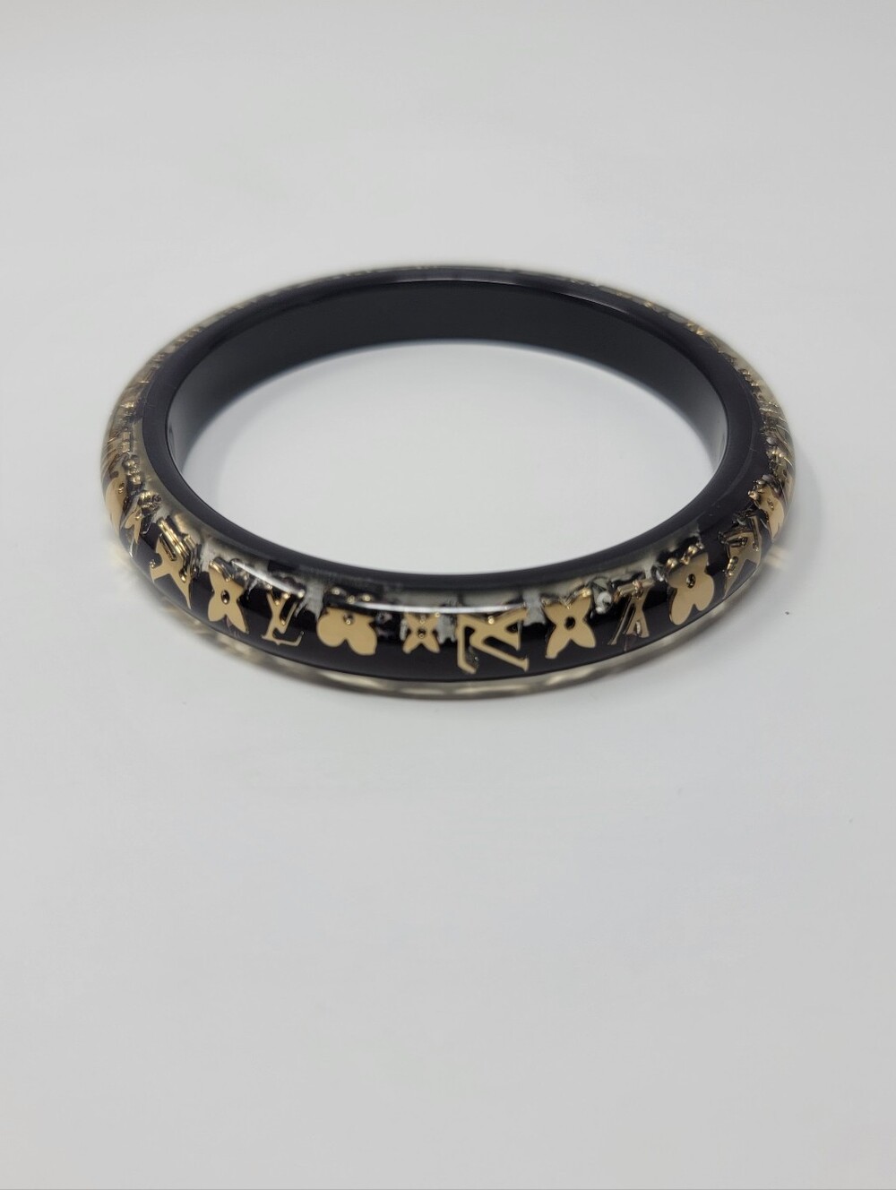 Louis Vuitton Inclusion Clear Bangle Bracelet Size 8 inch - Picture 7 of 9